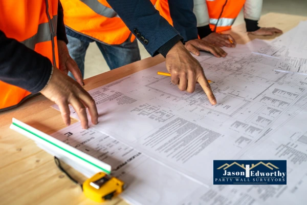 See if you need a party wall agreement for building along boundary line Hartley